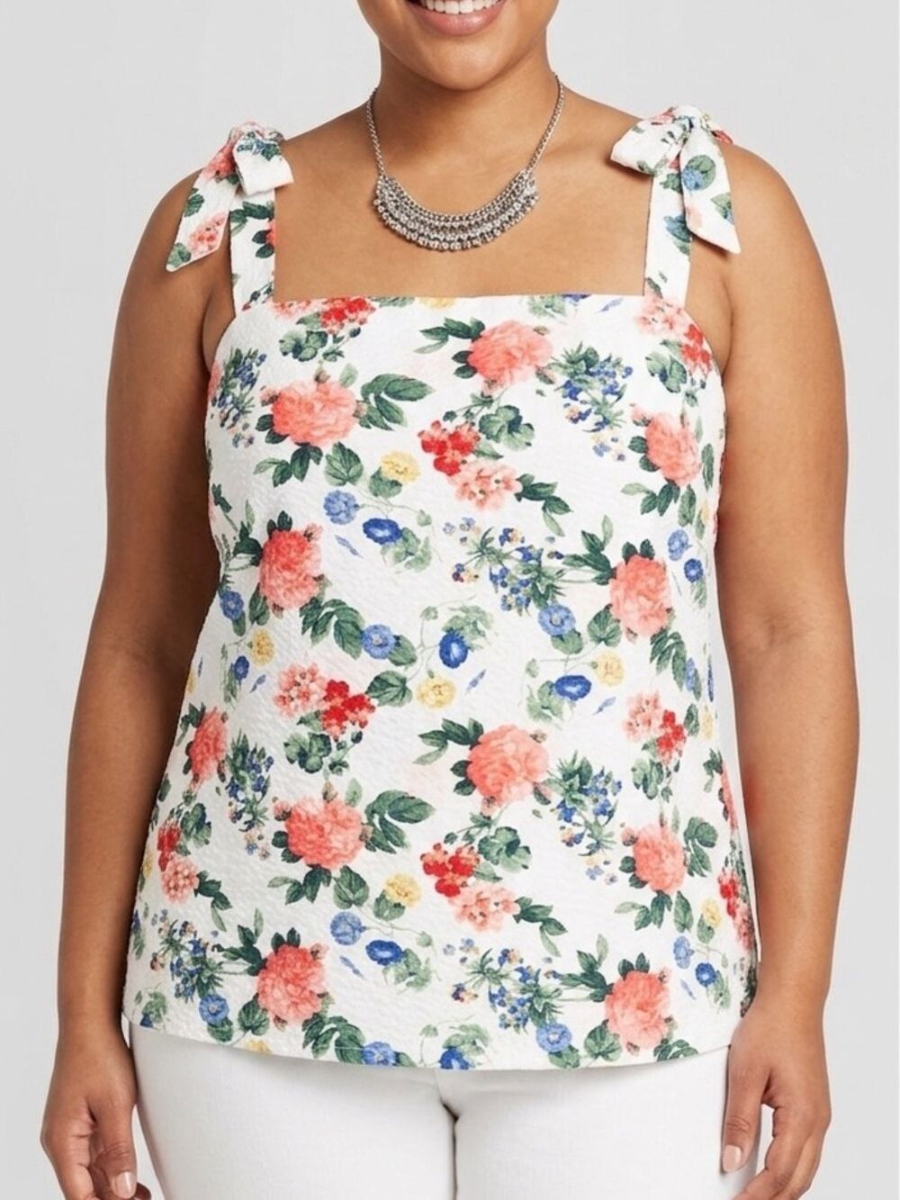 NWT OLD NAVY Tie Shoulder Cropped Cami Top Plus Size 4X
